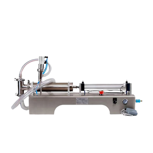 เครื่องบรรจุของเหลวแบบกึ่งอัตโนมัติคุณภาพสูงสำหรับอาหาร ความแม่นยำสูง สำหรับบรรจุน้ำมัน น้ำ น้ำผลไม้ นม ลงในขวดพลาสติกและโลหะ - Product Image 1