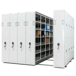 Étagères mobiles compactes haute densité sur rails, système de rangement mobile pour optimiser l'espace, rayonnages mobiles pour classement - Product Image 6
