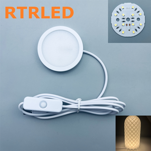 USB LED Puck Light with Plug for Bambu Lab H2D A1 Mini P1P X1C DIY Lamp Hardware Kit 3D Printed Ambient Night <strong>Table</strong> Lamp - Product Image 6