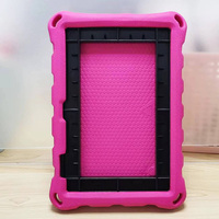 Casing pelindung Tablet Kindle Fire 7, Bumper busa EVA lembut sederhana tahan guncangan melindungi anak-anak 2022