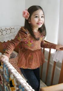 Venta al por Mayor en Línea, Ropa Infantil de Moda, Pantalones de Encaje para Niñas, Ropa de Invierno para Bebés, de China - Product Image 5