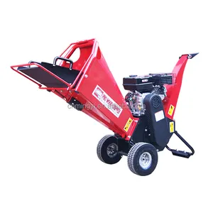 High quality tree branch wood chipper wood shredder machine gasoline wood crusher with wholesale price