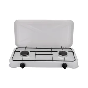 Multi Function Portable High Temperature Resistance Enamel Gas Stove 2 Burners