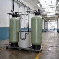 Réservoir de filtration à sable en PRV (Plastique Renforcé de Fibres) industriel, 1000L/heure, garantie 1 an, pour le traitement de l'eau dans l'industrie agroalimentaire