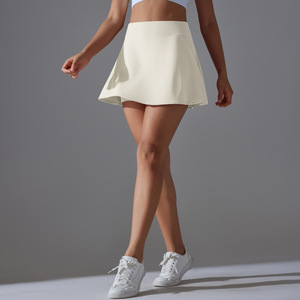 Shorts et jupe de sport pour femme, taille haute, été, <span class=keywords><strong>Allo</strong></span> All1o Lulul1em0on, nylon respirant, fitness, gym, poches, coupe trapèze, nouveauté - Product Image 4