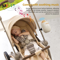 Poussette automatique Rechargeable au monde pour bébé Rocker Vitesse réglable Bruit blanc Landau portable Dispositif à bascule