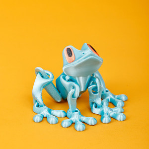 Aimants de réfrigérateur en forme de grenouille magnétique imprimés en 3D en plastique de haute technologie, les plus tendances, jouets de dragon phosphorescents - Product Image 6
