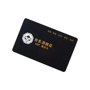 Impresión personalizada doble cara nombre membresía ID plástico PVC tarjetas VIP PVC plástico tarjeta de visita