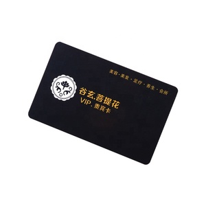 Impression personnalisée Nom double face ID d'adhésion Cartes VIP en PVC plastique Carte de visite en plastique PVC - Product Image 1