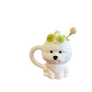 Bonitas tazas Bichon Frise, tazas para cachorros domésticos, tazas de café de oficina de gran capacidad - Product Image 1