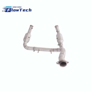 ท่อดาวน์ไปป์สแตนเลส SS304 แบบไหลสูง พร้อมแผ่นกันความร้อน สำหรับรถฟอร์ด F-150 5.0L Coyote ปี 2015-2023 - Product Image 3