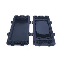 Caja de Empalme Horizontal de Fibra Óptica 2 Entradas 2 Salidas |   Caja de Empalmes Impermeable en Línea para Red FTTX, Caja de Empalmes para Cable Óptico de 24 Núcleos
