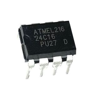 ไอซี 24C16N AT24C16N AT24C16 ชิปหน่วยความจำแบบ DIP-8 - Product Image 1