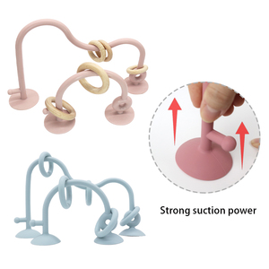 <span class=keywords><strong>Jouet</strong></span> <span class=keywords><strong>pour</strong></span> bébé en silicone sans BPA, 0-12 mois, jouets éducatifs Montessori <span class=keywords><strong>pour</strong></span> enfants avec ventouses - Product Image 2