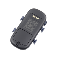 Traceur GPS 4G extérieur pour animaux de compagnie (chiens en voiture) avec conception étanche IP67, sonnette de recherche Bluetooth et lumière LED