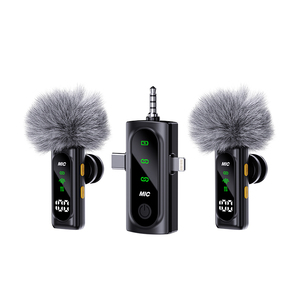 Intercomunicador Bidireccional, Micrófono de Condensador Omnidireccional, Set Profesional Inalámbrico T90, Equipo de Estudio Musical FM - Product Image 2