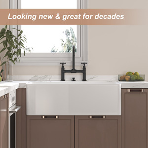 Thạch anh cổ điển duy nhất Bát Drop-in bồn rửa nhà bếp, màu đen - Product Image 2