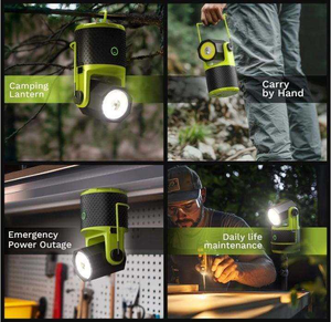 Lanterne de <span class=keywords><strong>camping</strong></span> LED multifonction portable, rechargeable par USB, étanche, avec aimant, lumière d'urgence pour l'escalade, la randonnée et l'utilisation en voiture - Product Image 4