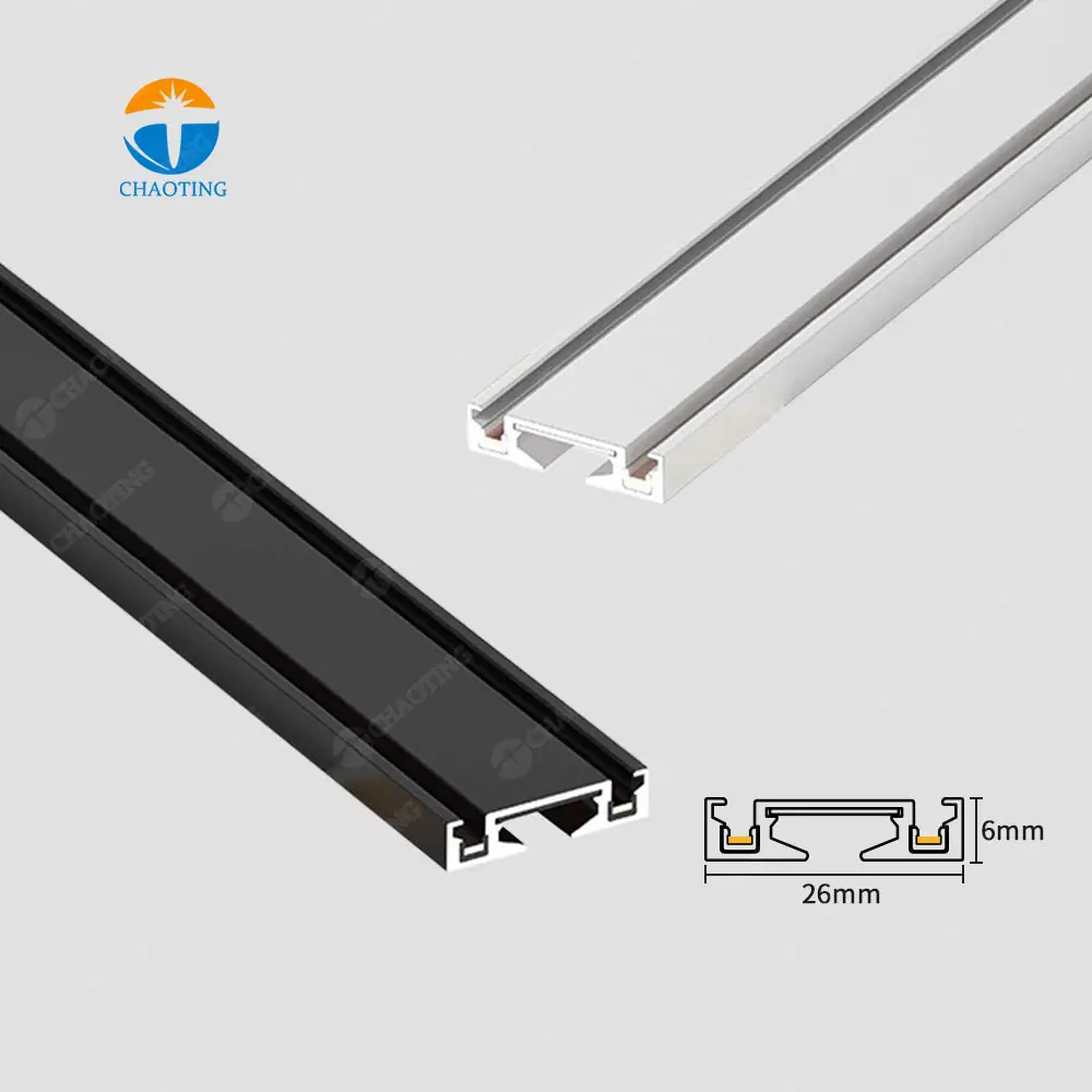 Ultra Thin Magnet Rail Ultra Slim Magnetic Track Light Surface Mount LED Grille Flood Ball Tube Lamp Light Downlights Spotlights