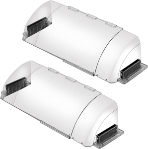 Lot de 2 <span class=keywords><strong>d</strong></span>éflecteurs <span class=keywords><strong>d</strong></span>'<span class=keywords><strong>air</strong></span> et de chaleur magnétiques réglables pour les évents Couvertures <span class=keywords><strong>d</strong></span>'aération solides pour les évents, les parois latérales et les registres de <span class=keywords><strong>plafond</strong></span> - Product Image 1