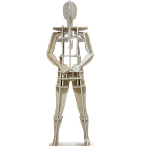 Soporte de maniquí de madera para exhibición de armaduras, desmontable, vertical, personalizado, de material tipo árbol Fymf526 - Product Image 2