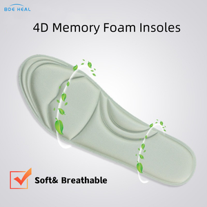 BDE alta qualità Sport solette 4D <span class=keywords><strong>Memory</strong></span> <span class=keywords><strong>Foam</strong></span> con supporto arco morbido traspirante materiale EVA per alleviare il dolore assorbimento degli urti - Product Image 2