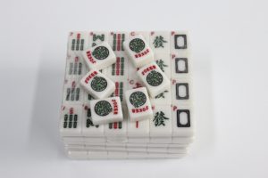 In Stock American <b>Mahjong</b> <b>Set</b> 166 Tiles Premium Melamine Printed Mahjongg Game 5 Color Options - Product Image 2