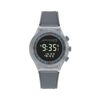 ALFAJR Montre sport islamique pour garçons Montre-bracelet de prière WY-16 Azan Athan Alarme avec calendrier Hijri Boussole automatique Horloge de mosquée Reloj