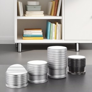 Almohadillas de Fieltro para Muebles, Patas Ajustables de Aleación de Aluminio para Aumentar la Altura de Mesas, Armarios, Mesas de Centro, Camas y Sillas - Product Image 2