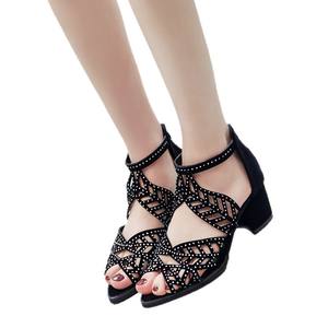 2026 Spring Summer Sexy Women's Slip-On Ultra High <b>Wedge</b> Heeled T-Strap Open Toe Floral Pattern PU <b>Wedding</b> <b>Shoes</b> Sweat-Absorbent - Product Image 5