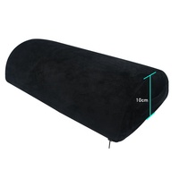 Repose-pied ergonomique réglable en mousse à mémoire de forme, antidérapante, set de 2 pièces pour le bureau, demi-lune