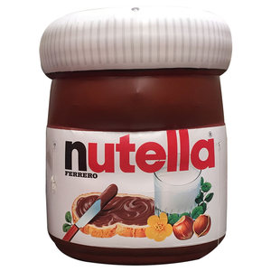 Réplique de pot de <span class=keywords><strong>nutella</strong></span> gonflable géant Offre Spéciale, ballon modèle de bouteille de sauce au chocolat gonflable - Product Image 1