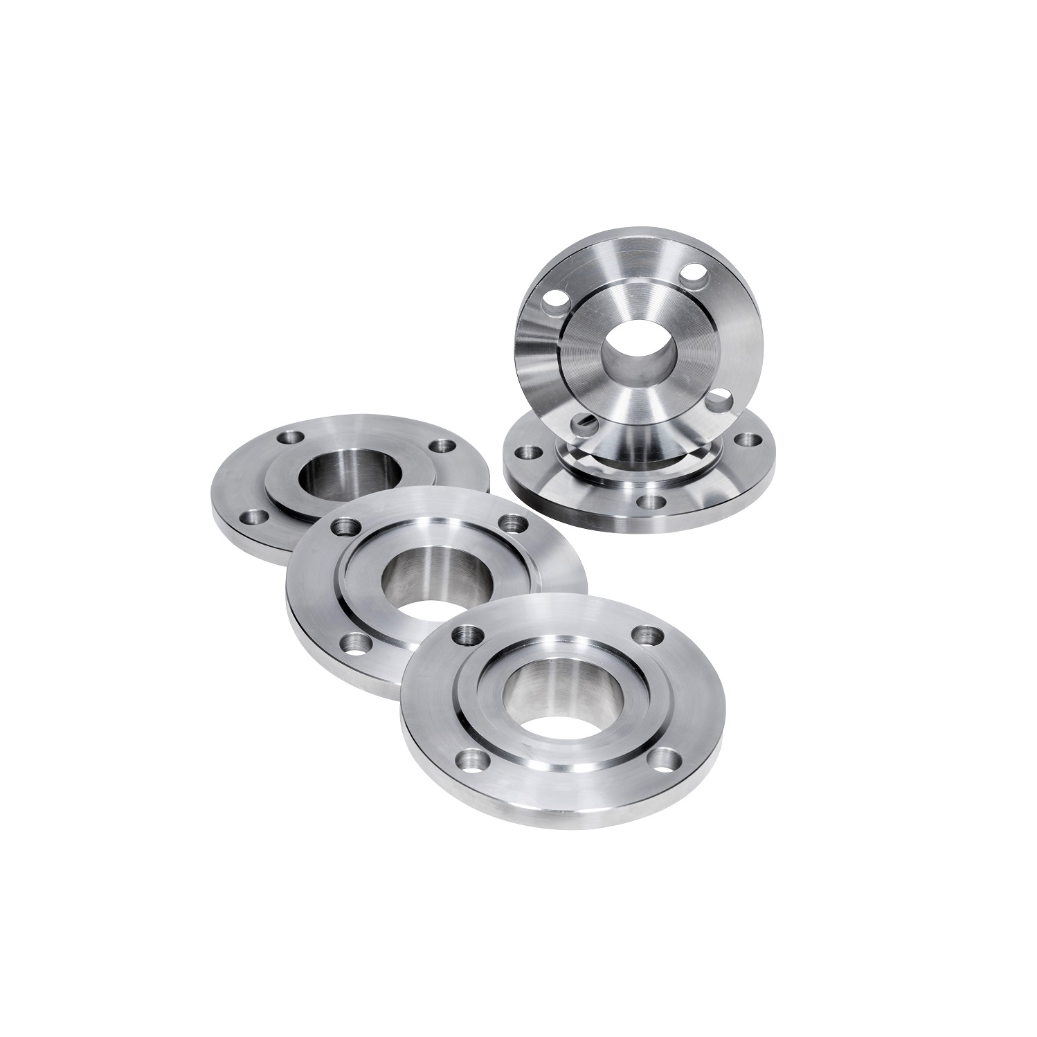 Efficient Ultra-Light Technology Carbon Steel Block Round Flange Hardware Custom Made Chrome Polished Steel Flange