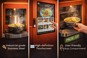 2026 New Trend Unattended Operation Customized Machine Ai Robot Noodle Restaurant Vending Material Food-contact Parts Use Food-g - Product Image 3