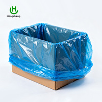Sac de doublure en PE de qualité alimentaire, transparent, thermoscellable, écologique, grand format, personnalisé avec logo, pochette de doublure en carton épaissie pour l'emballage d'aliments pour animaux de compagnie