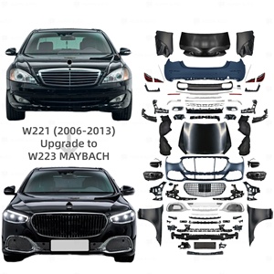 Kits de Carrocería W221, Actualización a W223 para <span class=keywords><strong>Mercedes</strong></span> Benz Clase <span class=keywords><strong>S</strong></span> W221 2006-2013, Actualización al Modelo S680 <span class=keywords><strong>Maybach</strong></span> <span class=keywords><strong>2023</strong></span> - Product Image 1
