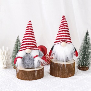 Decoraciones Navideñas, Adorno Colgante para Árbol de Navidad, Muñeco Gnomo sin Rostro de 20 cm, Decoración para Fiestas Navideñas en Casa, Regalos - Product Image 4