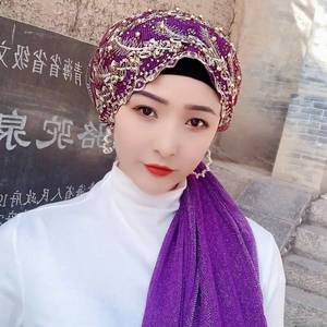 Nuevo pañuelo elástico con diseño de rosas, elegante turbante africano, diadema floral, sombrero étnico para mujer - Product Image 5