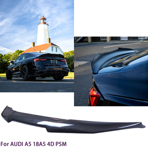 สปอยเลอร์หลังคาร์บอนไฟเบอร์ทรง PSM สำหรับ A5 S5 RS5 B9 4 ประตู Sportback ปี 2016-2025 - Product Image 2