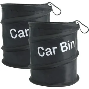 Araba çöp kutusu taşınabilir açık araba çöp kutusu katlanabilir Pop-up araba Bin çöp sepeti çöp kutusu çöp kutusu