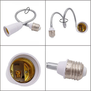 20cm 30cm 40cm 50cm 60cm flexible <span class=keywords><strong>E27</strong></span> a <span class=keywords><strong>E27</strong></span> bombilla <span class=keywords><strong>LED</strong></span> extensión portalámparas enchufe de luz 110V-220V convertidor de portalámparas <span class=keywords><strong>LED</strong></span> - Product Image 2