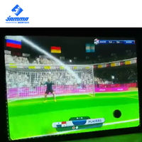 Simulador de Fútbol JAMMA, Juego Interactivo de Realidad Aumentada con Proyector Láser, Simulación Virtual de Tiros Libres, Uso en Interiores, Software Football.V 1.0