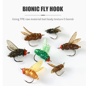 LUSHAZER 5 unids/set Señuelos <span class=keywords><strong>de</strong></span> Pesca semillas <span class=keywords><strong>de</strong></span> melón lentejuelas línea Grupo traje Spinner mosca pesca cebo fundición ayuda Nano anzuelo <span class=keywords><strong>de</strong></span> púas - Product Image 5