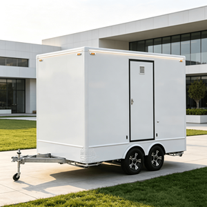 Unité de salle de bain portable de 3,6 m, conteneur douche et toilettes, salle de bain préfabriquée, WC, douche extérieure avec toilettes - Product Image 1