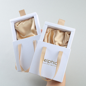 Caja de Joyería de Papel de Lujo con Logotipo Personalizado, Caja de Almacenamiento de Joyería con Asa para Collares, Pulseras y Anillos, Embalaje de Regalo - Product Image 4