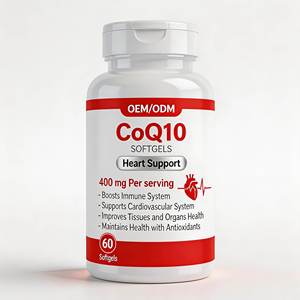 CQ10 400mg Cápsulas de Gel Suave Coenzima Q10 Suplemento Alimenticio <span class=keywords><strong>para</strong></span> Energía <span class=keywords><strong>y</strong></span> Apoyo a la <span class=keywords><strong>Memoria</strong></span> 60 Cápsulas/Botella - Product Image 2