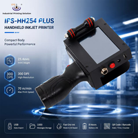 Impresora de Inyección de Tinta Térmica IPS-HH254 con Impresión de Códigos QR, Impresora TIJ Profesional Portátil, Máquina de Codificación TIJ