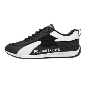 Chaussures de course pour hommes Poloamexrdys, semelle épaisse, doublure en peluche, bout rond, semelle extérieure en caoutchouc, chaussures de marche isolantes - Product Image 5