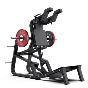 Machine à <span class=keywords><strong>Squat</strong></span> Commerciale en Acier Hak, <span class=keywords><strong>Presse</strong></span> à Jambes pour Entraînement des Cuisses et des Hanches, Équipement de Fitness Incliné en V à Charge de Plaques pour Salle de Sport - Product Image 1