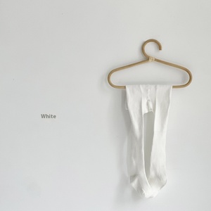 Nouveau produit fille bas pantalon coton bébé printemps automne princesse couleur unie Double aiguille enfants collants plus épais en gros - Product Image 6